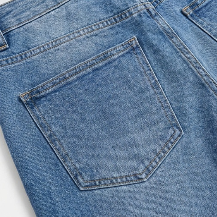 Damen Flare Jeans | Vintage Wide-Leg Jeans mit hohem Bund