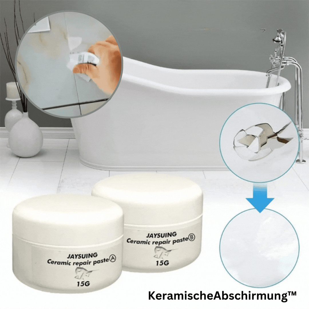 Tile Repair Paste | Ceramic &amp; Porcelain | Glossy Surface &amp; Long-Lasting Seal