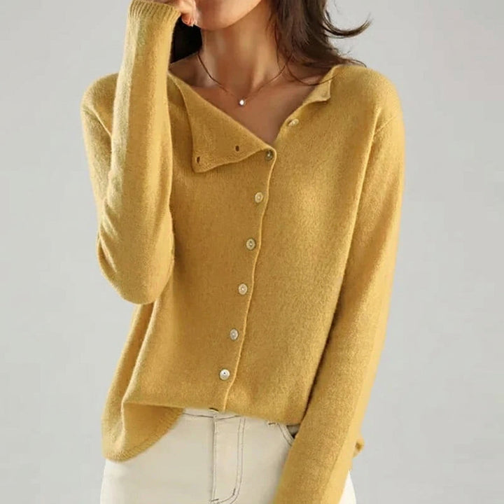 Damen Strickjacke aus weichem Feinstrick | Femininer Cardigan mit leichtem Tragegefühl für Herbst, Alltag und elegante Anlässe