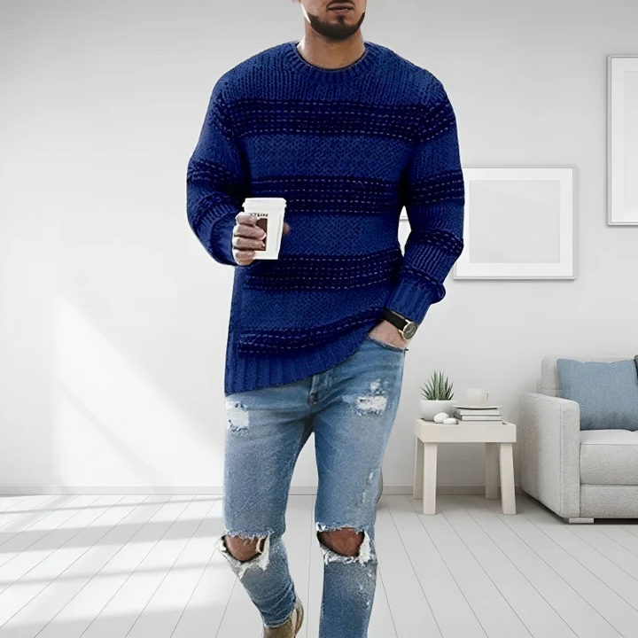 Herren Strickpullover | Weicher Pullover mit Stretch-Komfort und atmungsaktivem, knitterarmem Material