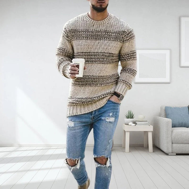 Herren Strickpullover | Weicher Pullover mit Stretch-Komfort und atmungsaktivem, knitterarmem Material