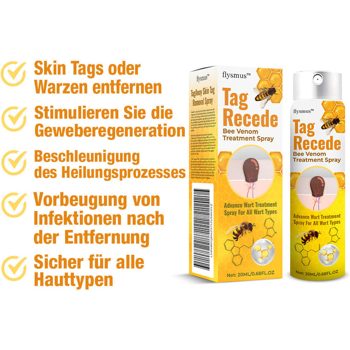 Pflegespray mit Bienengift-Extrakt | Beruhigt &amp; spendet Feuchtigkeit | Für glatter wirkende Haut, 30 ml, schnelle Anwendung