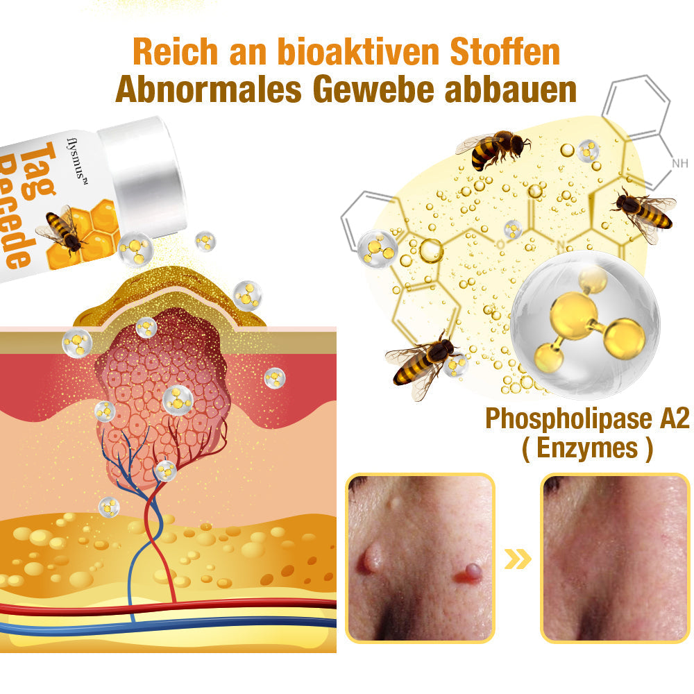 Pflegespray mit Bienengift-Extrakt | Beruhigt &amp; spendet Feuchtigkeit | Für glatter wirkende Haut, 30 ml, schnelle Anwendung