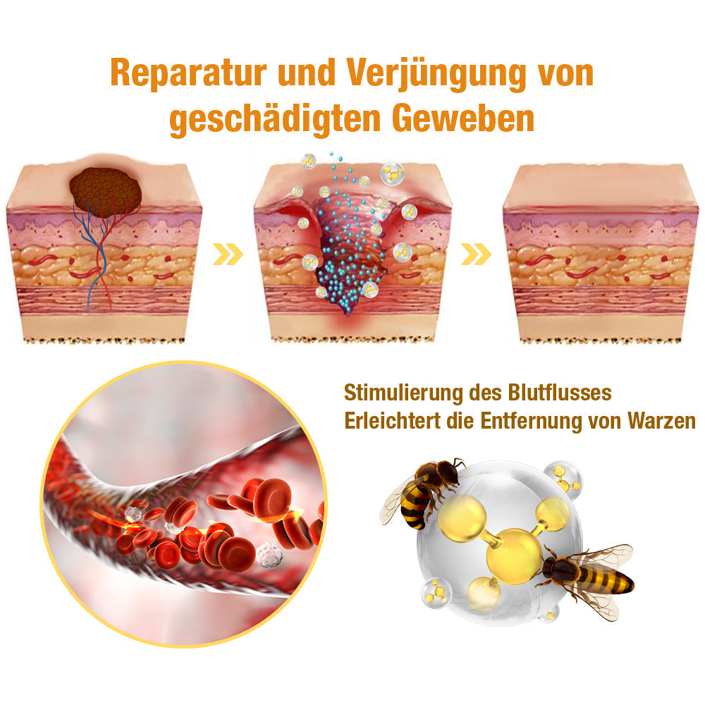 Pflegespray mit Bienengift-Extrakt | Beruhigt &amp; spendet Feuchtigkeit | Für glatter wirkende Haut, 30 ml, schnelle Anwendung
