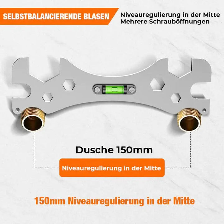 Multifunctional Angle Wrench | Stainless steel | For faucet nuts &amp; tight spaces | Anti-slip design