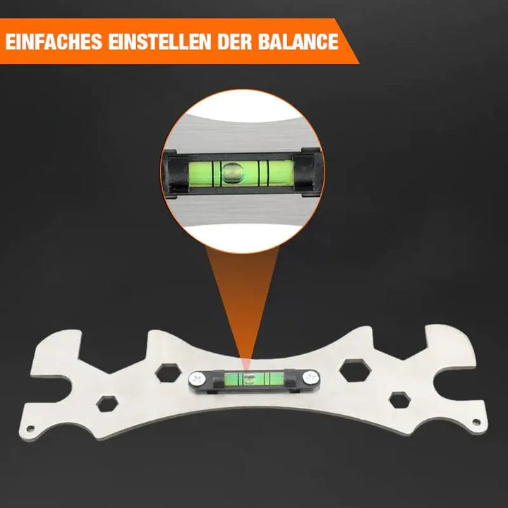 Multifunctional Angle Wrench | Stainless steel | For faucet nuts &amp; tight spaces | Anti-slip design