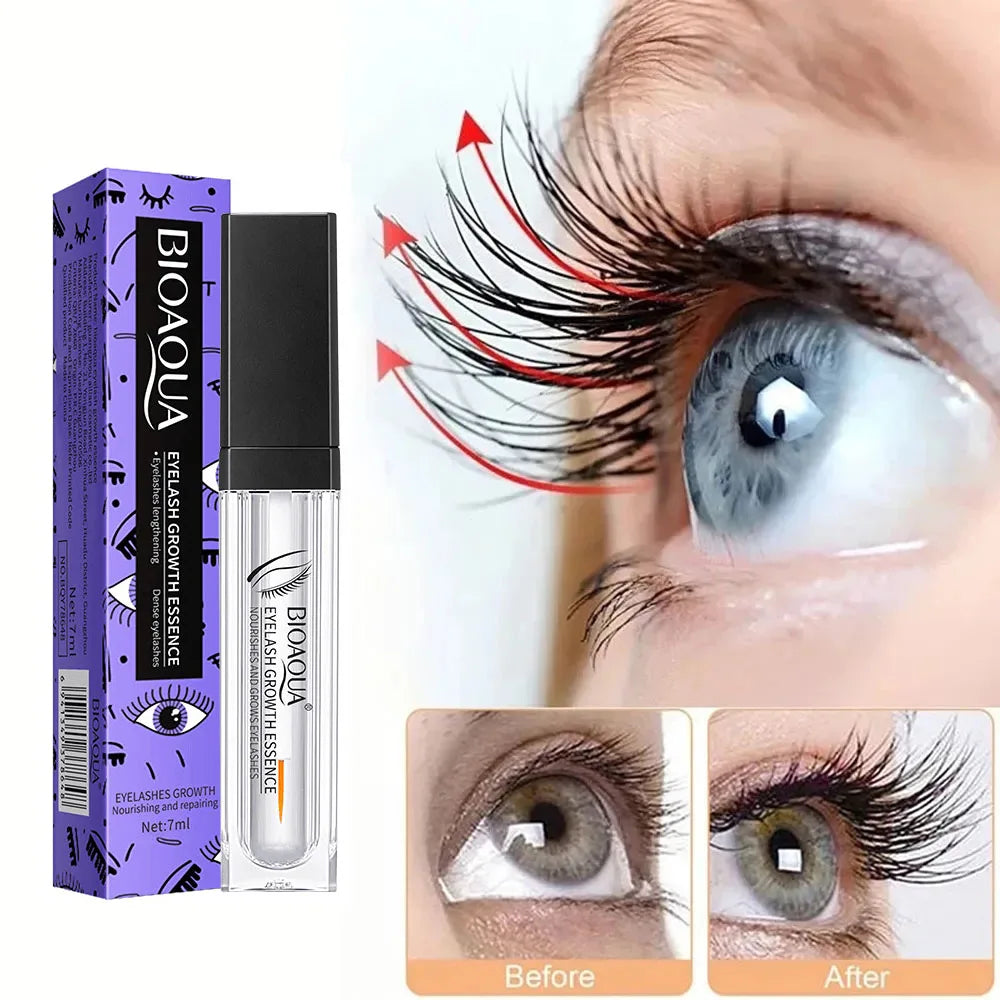 Eyelash serum with peptide 0.24 oz | supports eyelash growth &amp; density | nourishing formula | precise eyeliner applicator