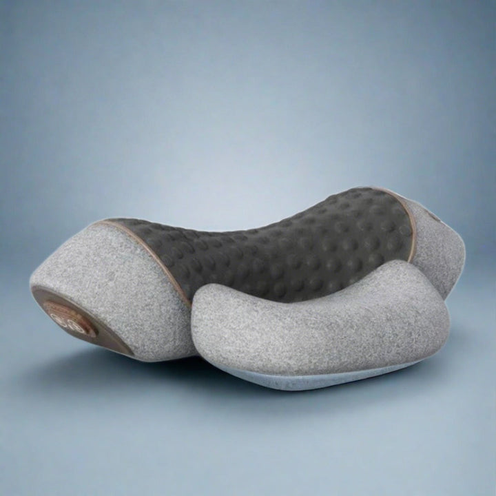 VibraCushion Massage Pillow | Gentle Vibration &amp; Heat Function | Ergonomic &amp; USB Rechargeable | For Neck &amp; Shoulders