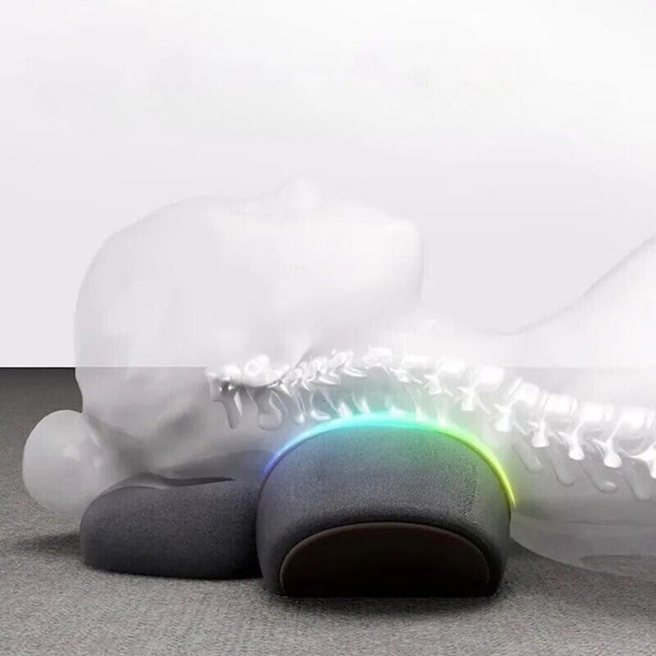 VibraCushion Massage Pillow | Gentle Vibration &amp; Heat Function | Ergonomic &amp; USB Rechargeable | For Neck &amp; Shoulders