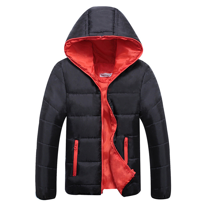 Damen wattierte Steppjacke mit Kapuze | Leichte Winterjacke mit winddichter Außenseite, warmer Fütterung und verdeckten Verschlüssen