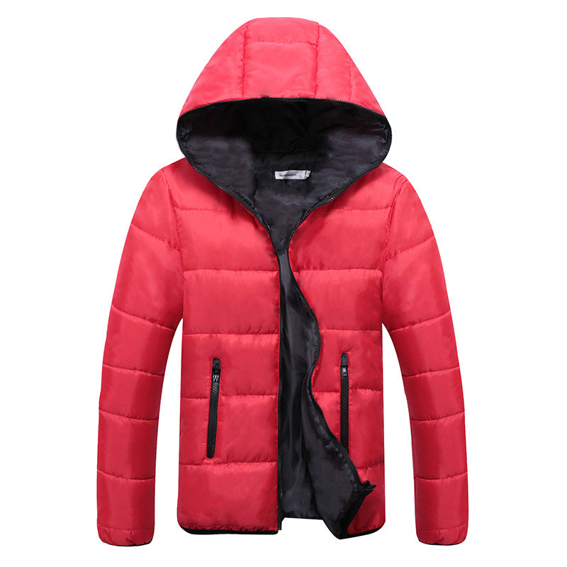 Damen wattierte Steppjacke mit Kapuze | Leichte Winterjacke mit winddichter Außenseite, warmer Fütterung und verdeckten Verschlüssen