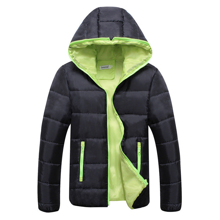 Damen wattierte Steppjacke mit Kapuze | Leichte Winterjacke mit winddichter Außenseite, warmer Fütterung und verdeckten Verschlüssen