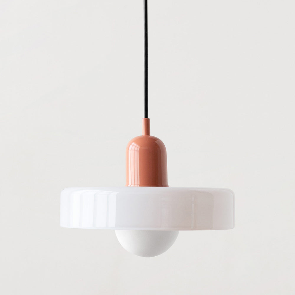 Suspension en métal et verre avec effet vitrail | Ø25/Ø35 cm, douille G9 | Suspension réglable | Aspect cristal