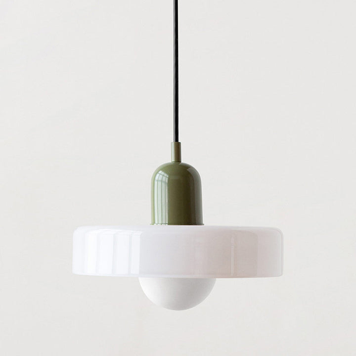 Suspension en métal et verre avec effet vitrail | Ø25/Ø35 cm, douille G9 | Suspension réglable | Aspect cristal