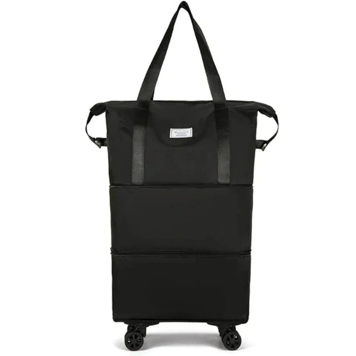 Travel organizer suitcase with compartment system | Expandable storage + optional wheels | Organized packing | Colors Black/Purple/Pink/Blue