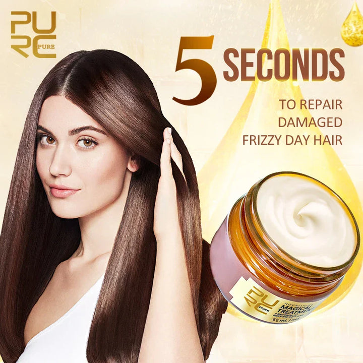 Intensive Haarpflege Kur für trockenes &amp; geschädigtes Haar | Glanz &amp; Reparatur Haarkur | Stärkende Pflege für alle Haartypen