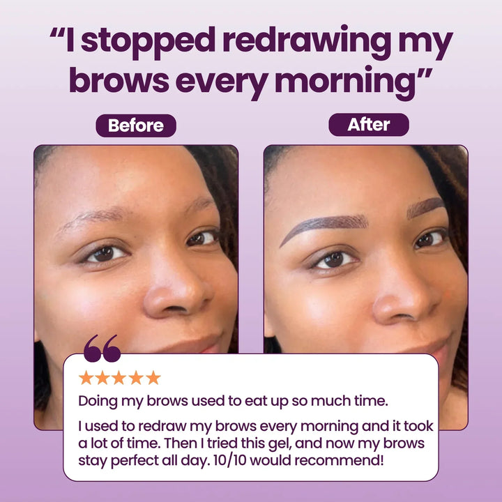 2+2 Free | Eyebrow Tattoo Gel | Easy to apply &amp; peel off | Semi-permanent up to 3 days | Natural look, long-lasting
