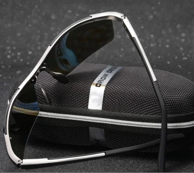 Selbsttönende Brille mit Blaulichtfilter | Photochromatische Gleitsichtbrille mit UV400-Schutz und leichtem TR90-Rahmen