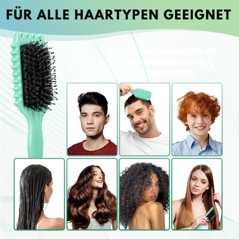 Curl Brush for Defined Curls | Gently Detangles &amp; Reduces Frizz | For Wet &amp; Dry Hair, with Styling Edges (1+1 Set)