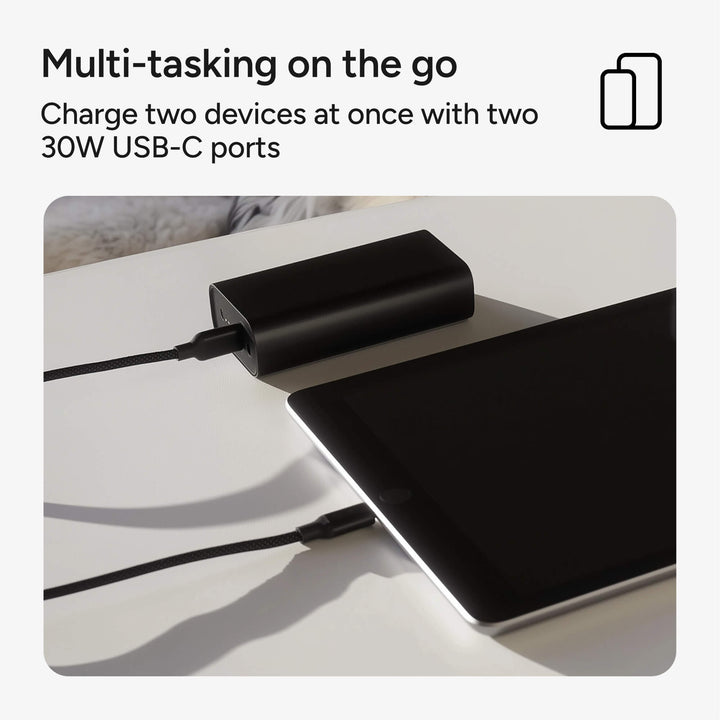 Powerbank 10000 mAh | Kompakte Schnelllade-Powerbank mit Dual USB-C