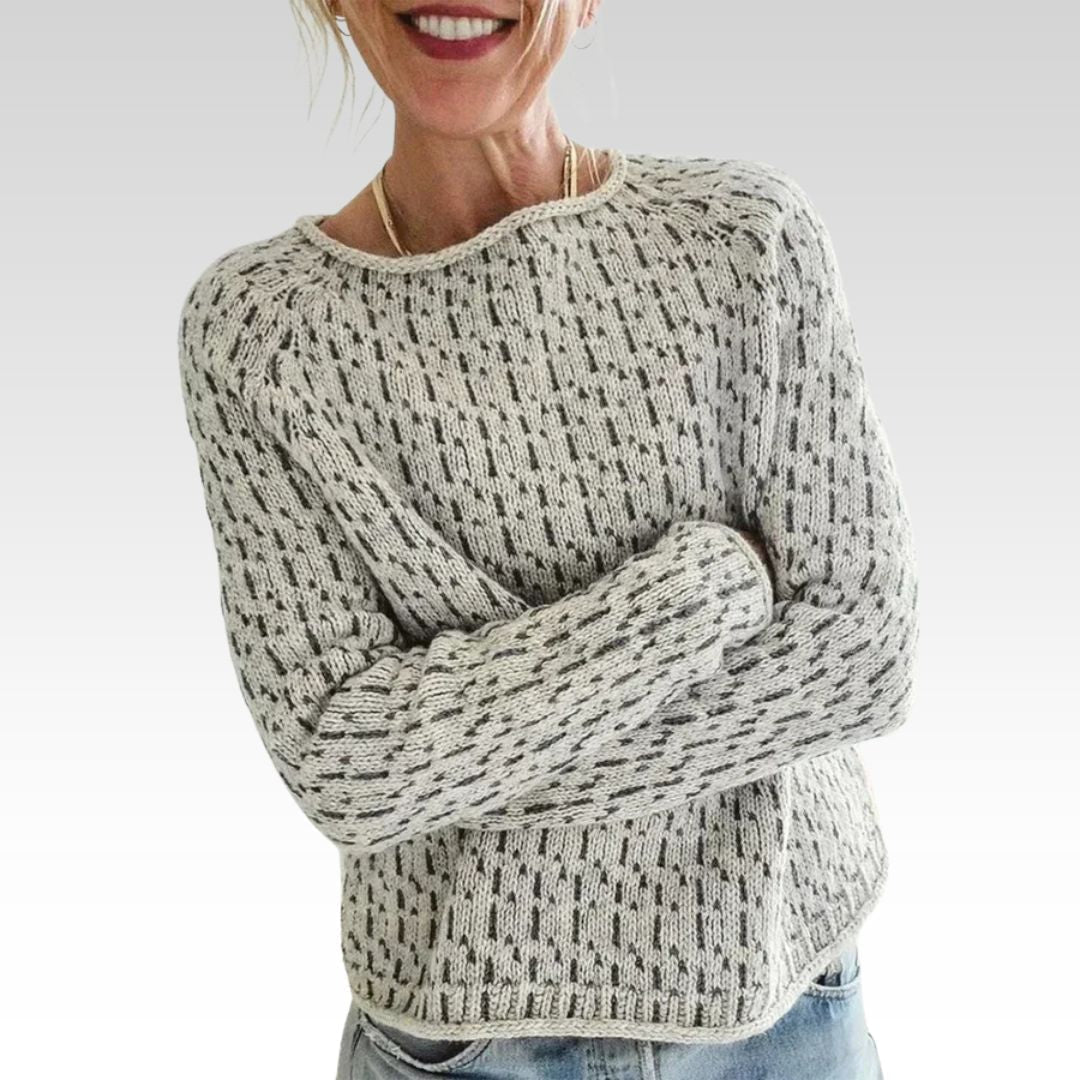Damen kuscheliger Strickpullover mit weichem Strick | Zeitloser Pullover mit bequemer Passform für Herbst, Winter und Alltag