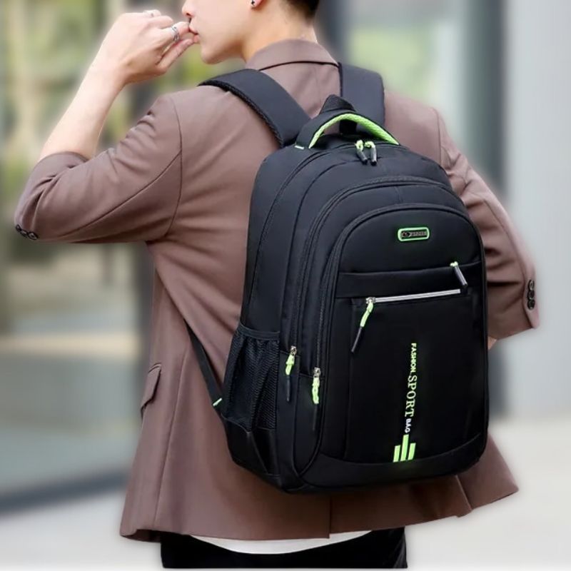 Herren Laptop Rucksack | Wasserabweisender Business-Rucksack mit 15,6-Zoll-Laptopfach &amp; USB-Ladeanschluss