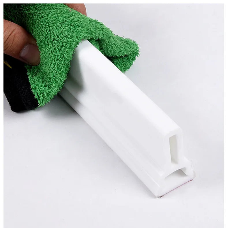 Self-adhesive silicone shower seal | Water stop strip against splashing | Cuttable | 150–400 cm for shower &amp; bath