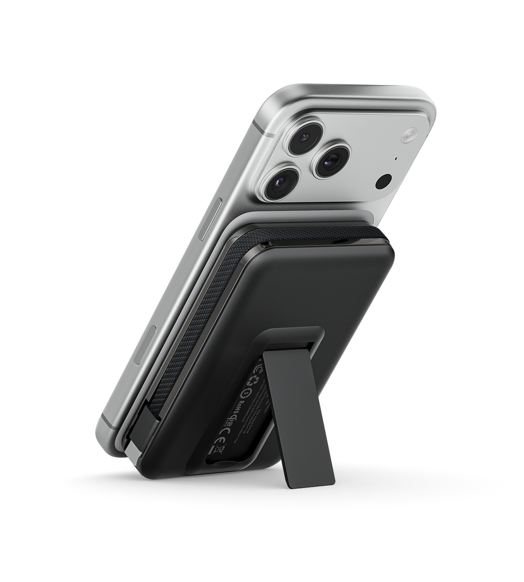 Powerbank 10.000 mAh | Magnetisches Schnellladen mit 25 W, integriertem Ladekabel und praktischer Standfunktion
