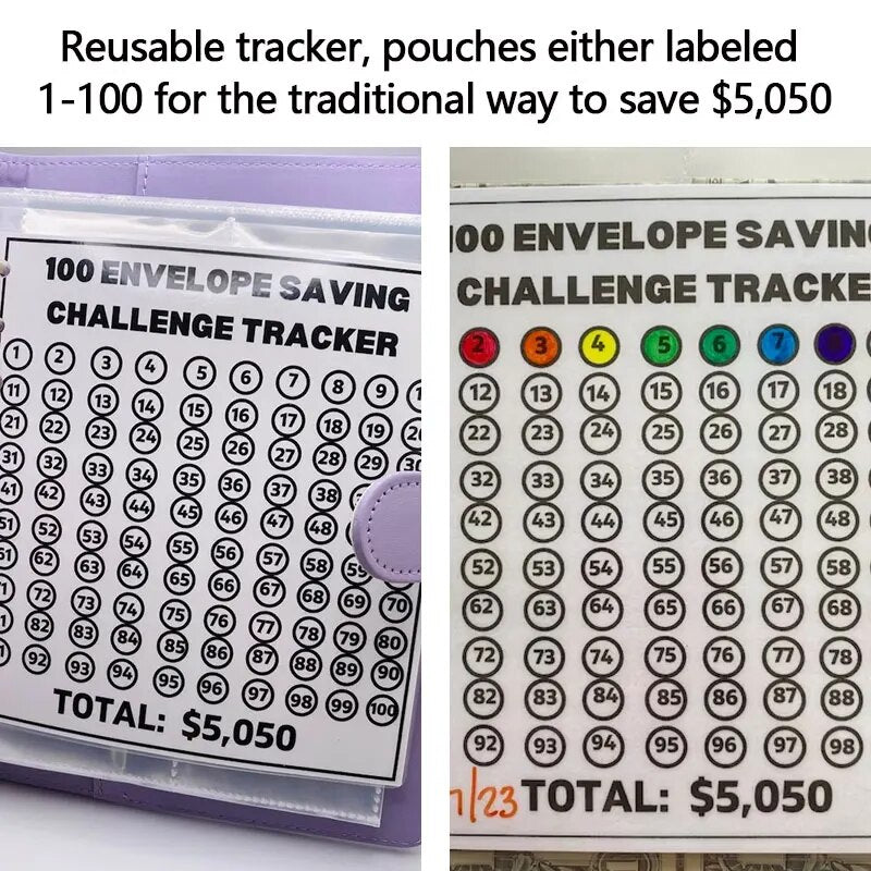 SmartSave™ 100-Envelope Savings Challenge Folder