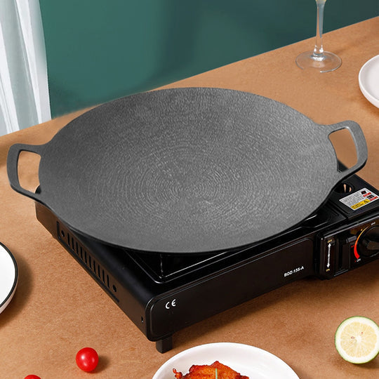 Steinpfanne Antihaft 28 cm | Gleichmäßige Hitze für Anbraten &amp; Grillen | Für alle Herdarten geeignet