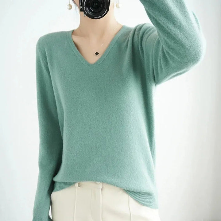 Simone | Sweater with V-neck
