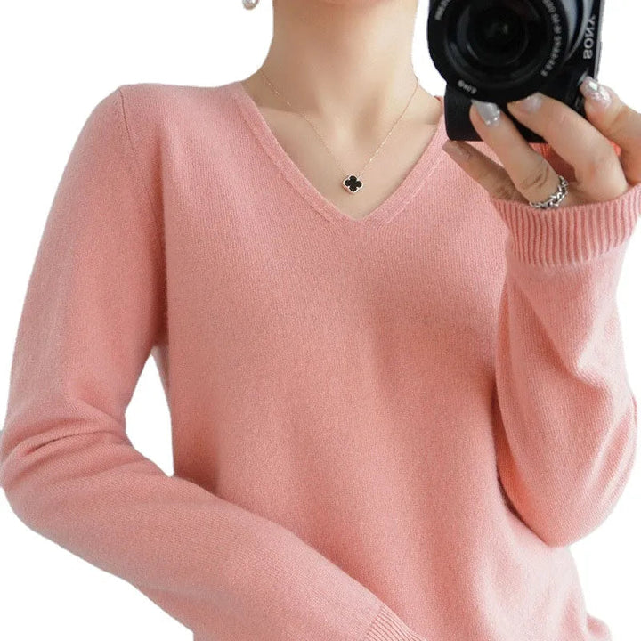 Simone | Sweater with V-neck
