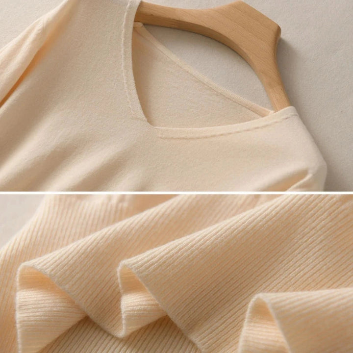 Simone | Sweater with V-neck