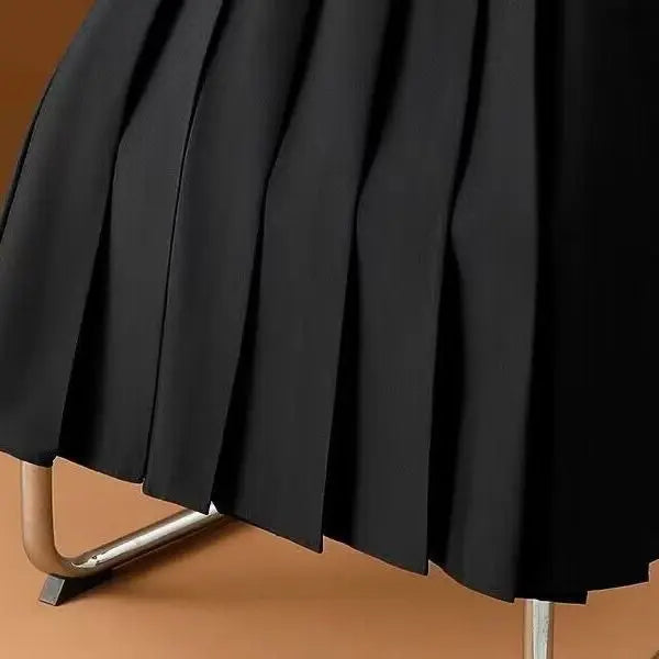 Damen Faltenrock Midi mit Gürtel | Eleganter Plisseerock mit hoher Taille &amp; ausgestelltem Schnitt für Alltag &amp; Büro