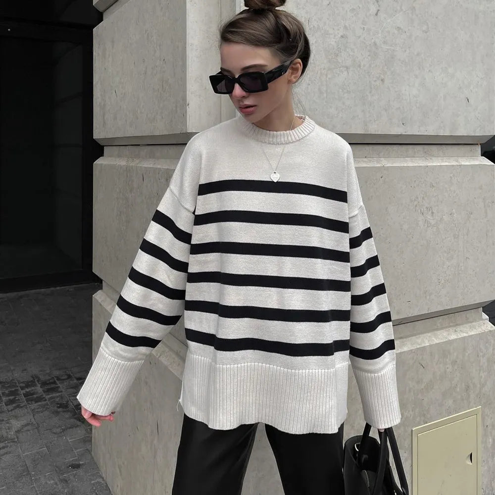 Alisa | Gestreifte Pullover