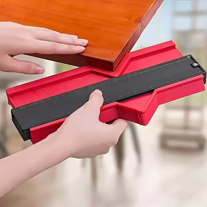 Konturlehre 25 cm für präzise Schnittlinien | Für Sockelleisten, Laminat &amp; Fliesen | Formkopierer aus ABS, kompakt &amp; robust