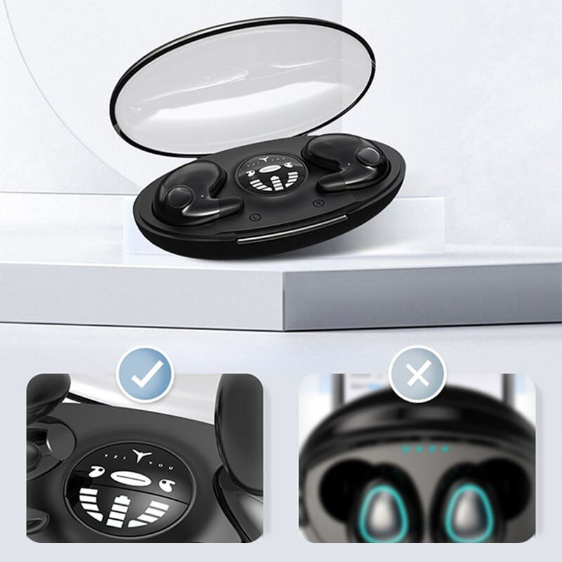 Schlafkopfhörer Bluetooth | In-Ear Kopfhörer mit Geräuschreduzierung, Bluetooth 5.3 und bis zu 24 Std. Akkulaufzeit