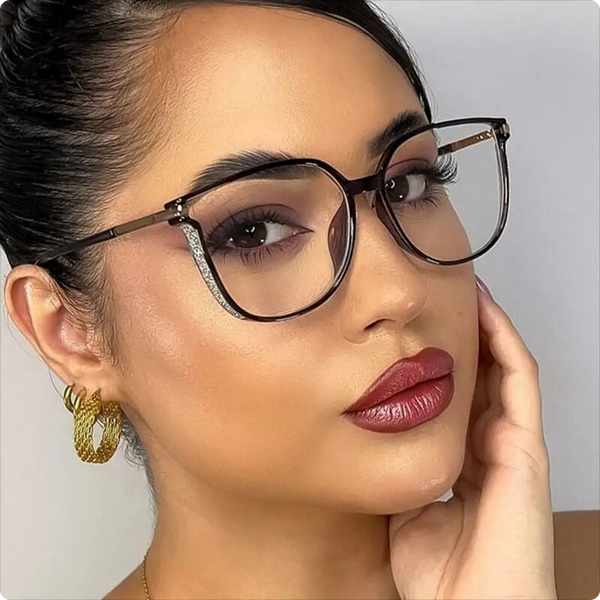 Damen Lesebrille mit leichtem Rahmen | Komfortable Lesehilfe mit Nasenpads und robusten Scharnieren