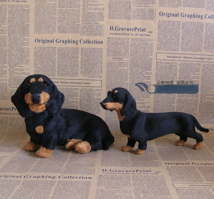 Chien en peluche interactif avec mouvements réalistes et capteurs | Peluche ultra douce pour soulager le stress | Couleur : noir/marron