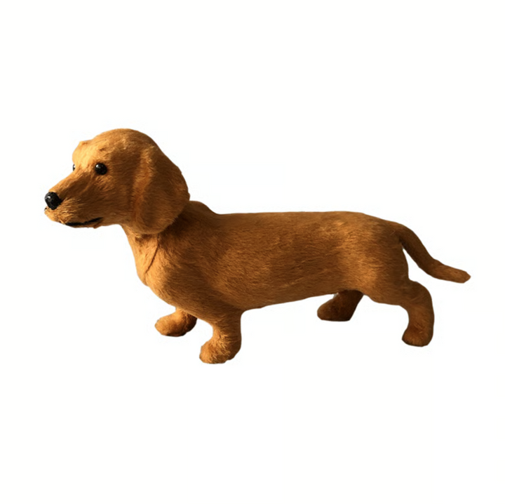 Chien en peluche interactif avec mouvements réalistes et capteurs | Peluche ultra douce pour soulager le stress | Couleur : noir/marron