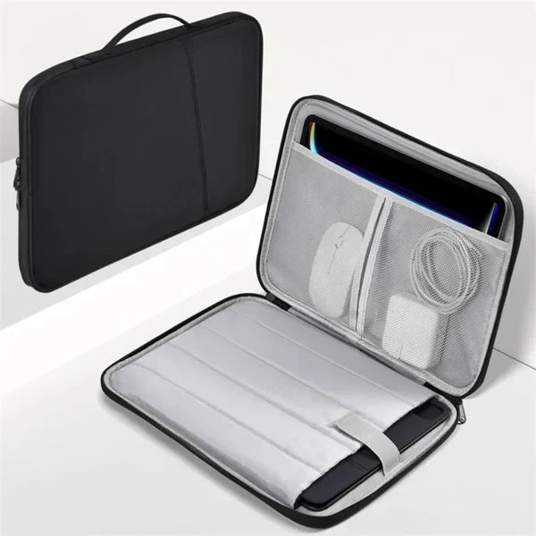 Laptop-Hülle 13,6 Zoll | Wasserdichte und stoßdämpfende Laptoptasche aus Polyester für unterwegs