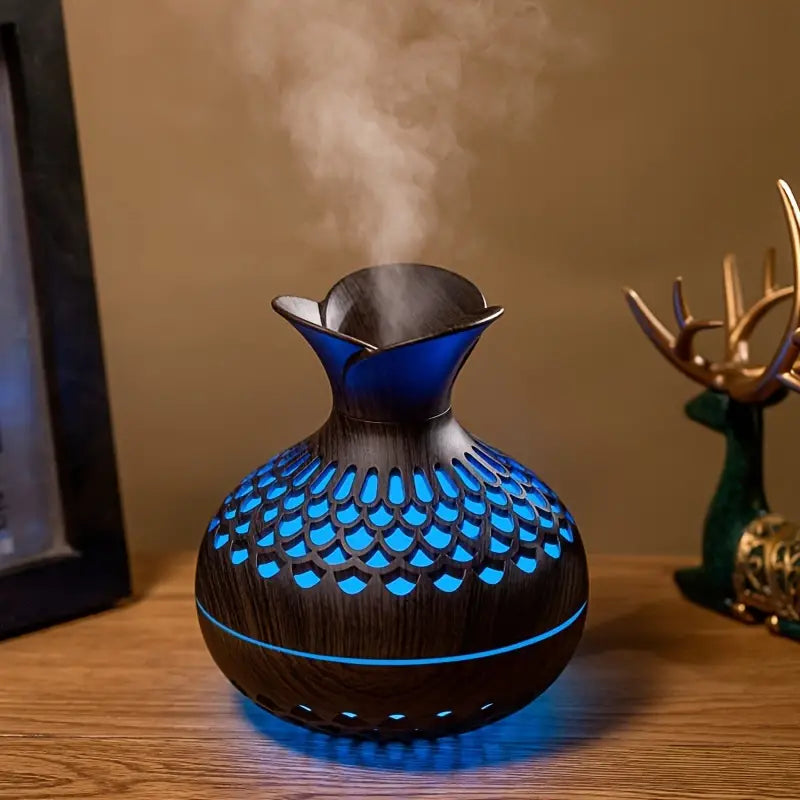 Aroma-Diffusor mit 300-ml-Tank | USB-Betrieb, Nachtlicht, leise Vernebelung und bis zu 10 Stunden Laufzeit