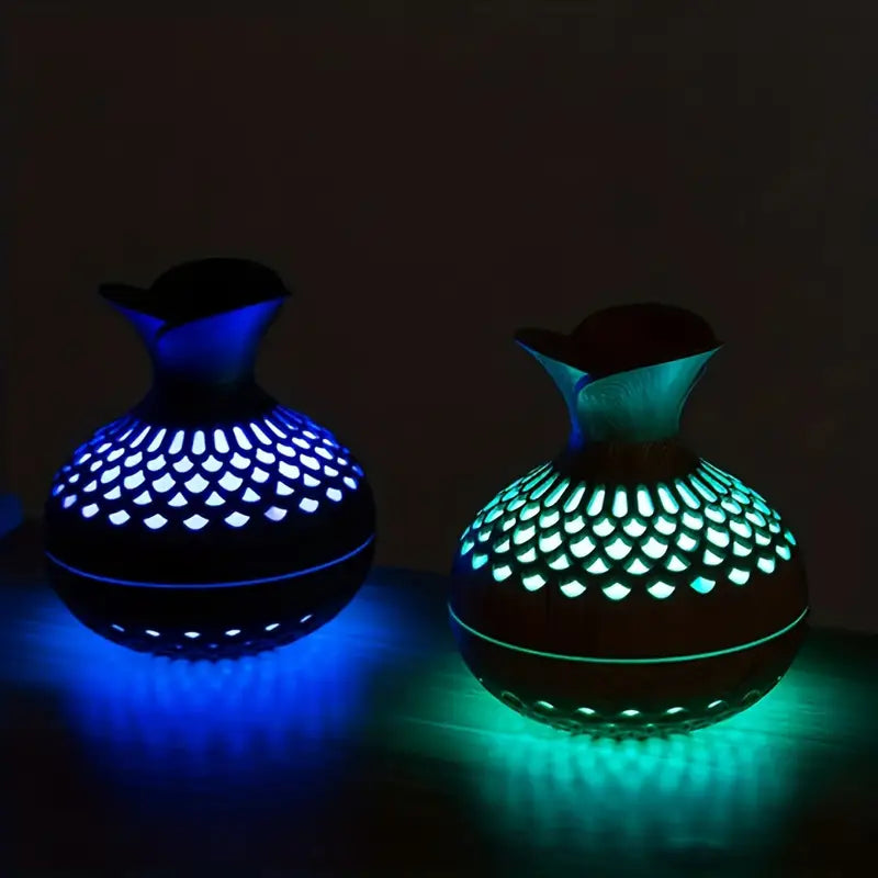 Aroma-Diffusor mit 300-ml-Tank | USB-Betrieb, Nachtlicht, leise Vernebelung und bis zu 10 Stunden Laufzeit