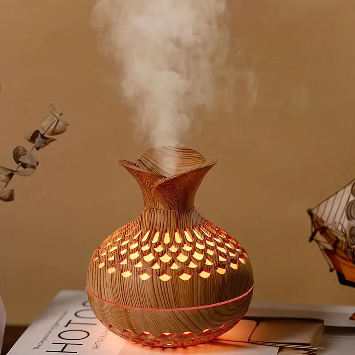 Aroma-Diffusor mit 300-ml-Tank | USB-Betrieb, Nachtlicht, leise Vernebelung und bis zu 10 Stunden Laufzeit
