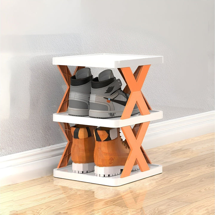 Faltbares Schuhregal mit 3–7 Ebenen | Platzsparender Schuh-Organizer | Multifunktionale Aufbewahrung für Flur &amp; Schlafzimmer