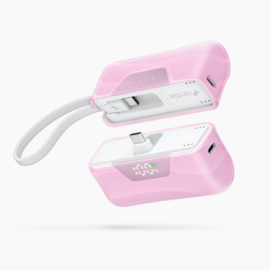 Powerbank 10.000 mAh | Teilbare Magnet-Powerbank mit zwei 5.000-mAh-Akkus und separaten USB-C-Anschlüssen