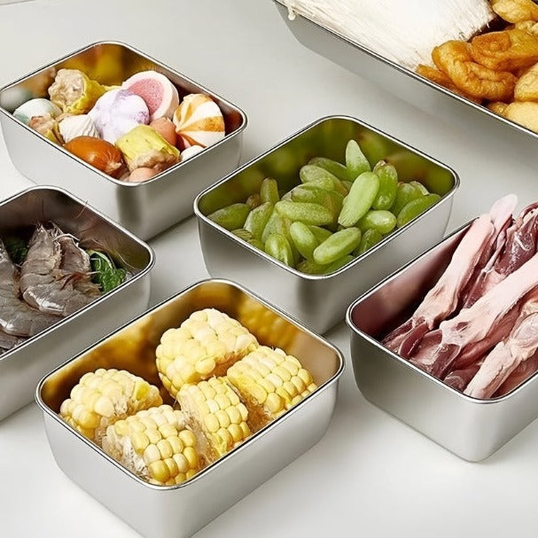 KücheKisten™ Aufbewahrungsboxen für Lebensmittel – Linovero