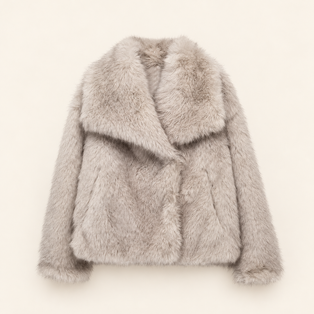 Damen Kunstfelljacke | Weiche Oversize-Jacke mit lockerem Schnitt und wärmendem Design für Herbst, Winter und elegante Outfits