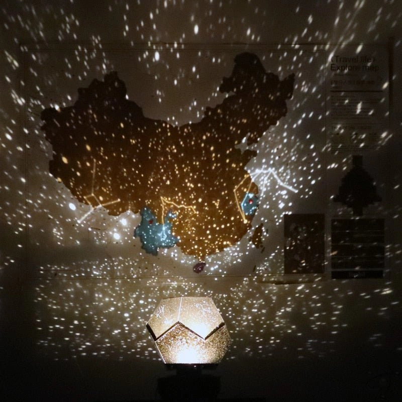 Sternenprojektor | LED-Nachtlicht mit 360° Drehung und Farbwechsel