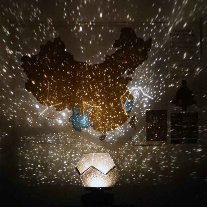 Sternenprojektor | LED-Nachtlicht mit 360° Drehung und Farbwechsel